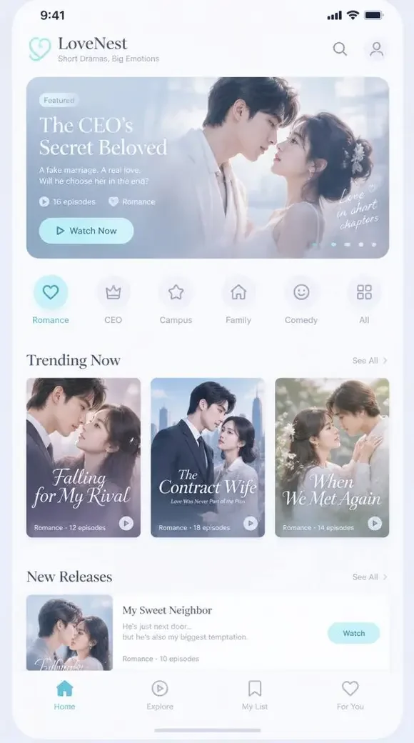 短剧网站大全APP界面预览，展示短剧海报卡片